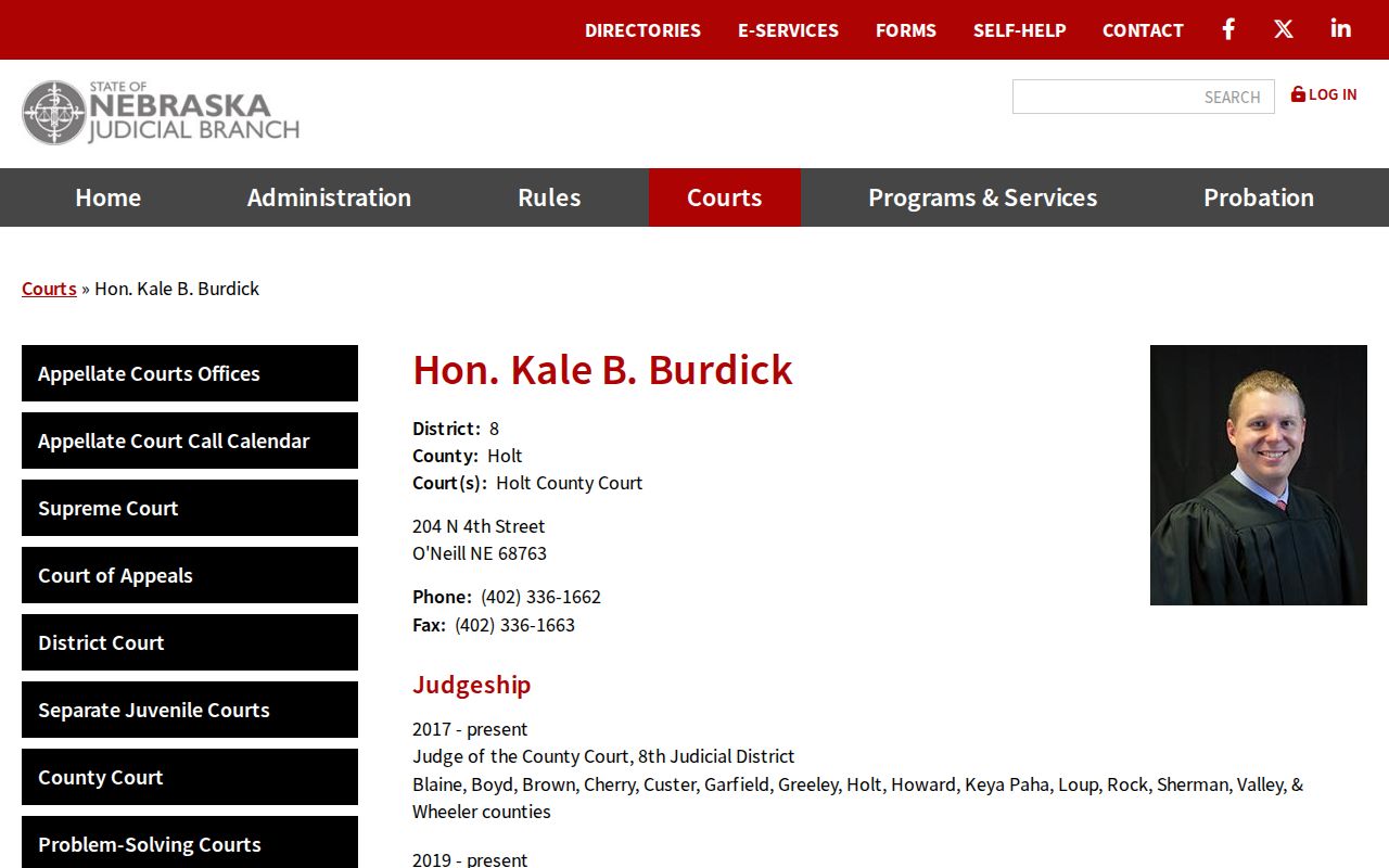 Garfield County court docket District 8 presiding judge profile